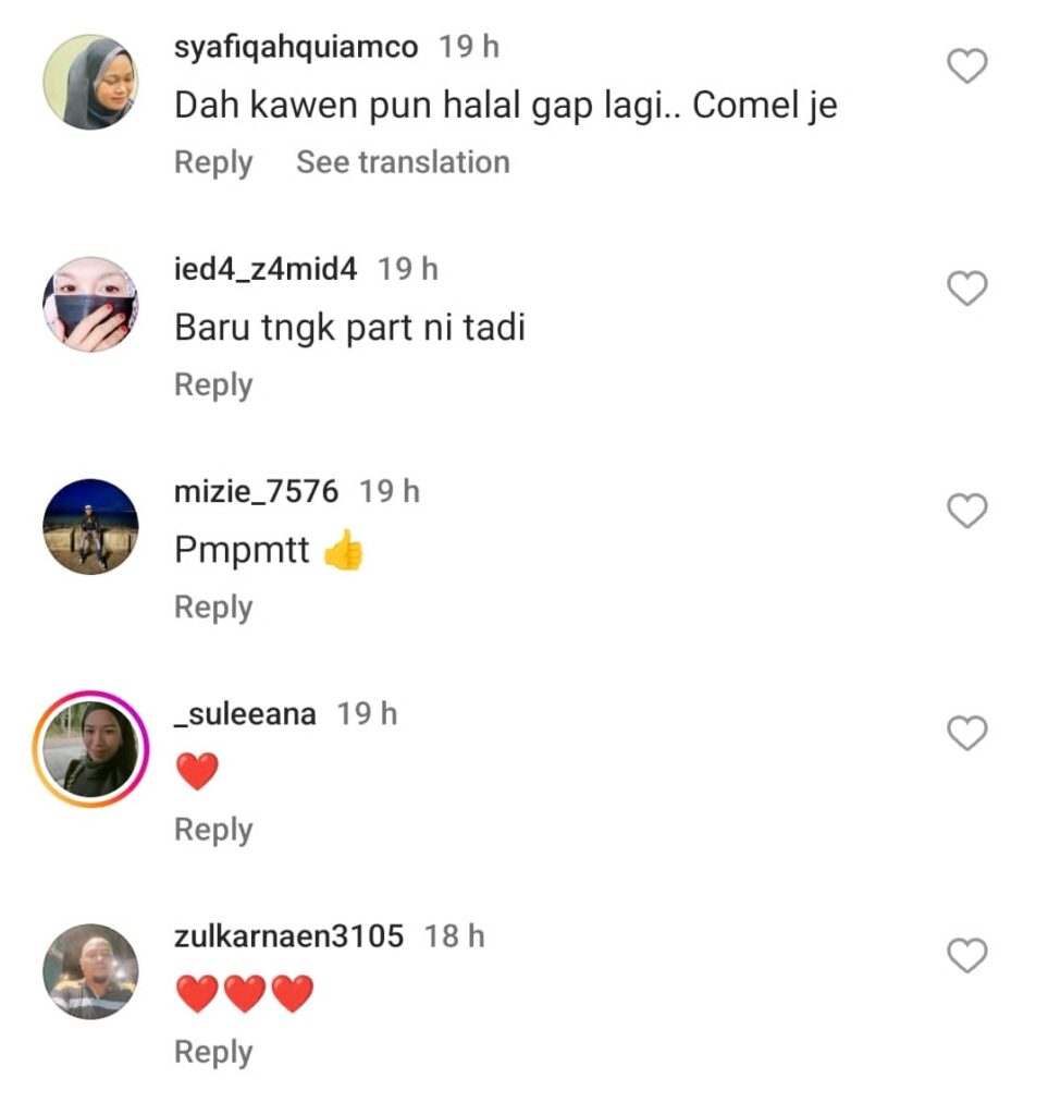 "Dah kawen halal pun gap lagi, comel je" Netizen Media Puyu